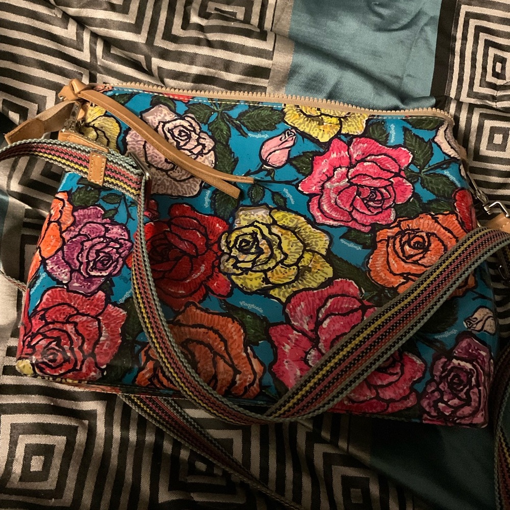 Consuela Vibrant Floral Crossbody Bag - Picture 5 of 5